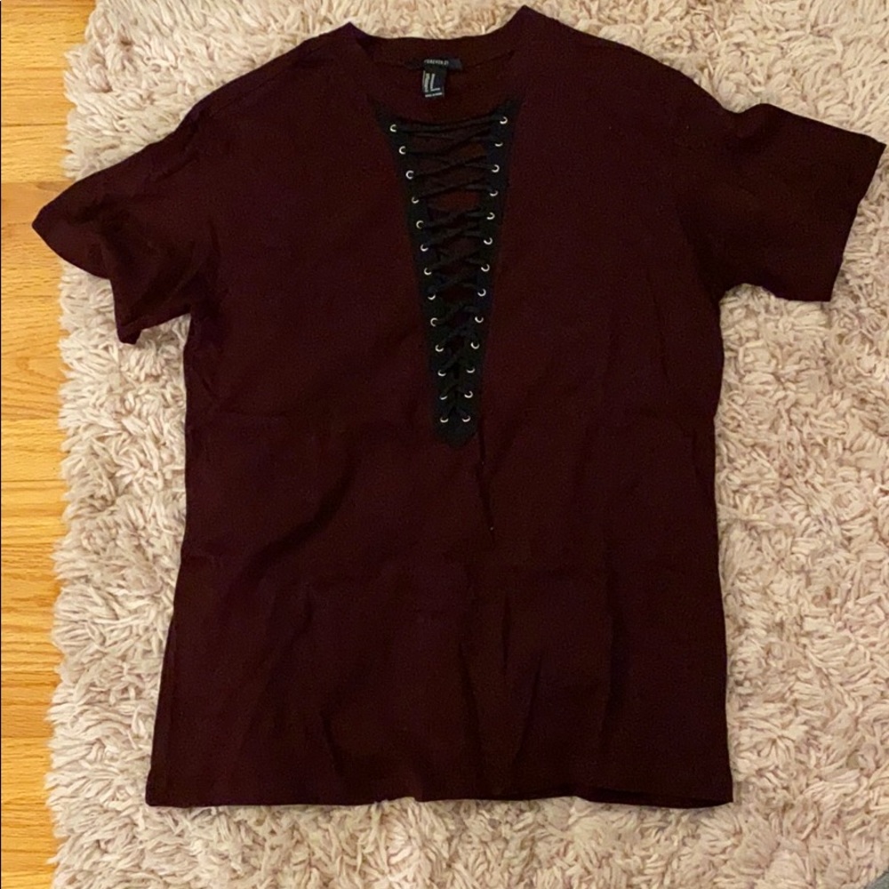 Dark purple t shirt